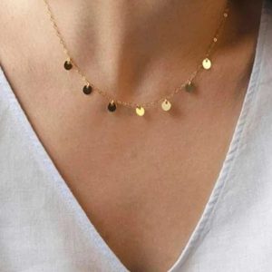 collier or tendance
