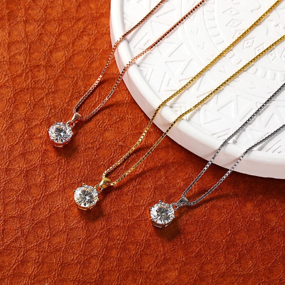 pendentif diamant solitaire