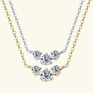 collier fin diamant