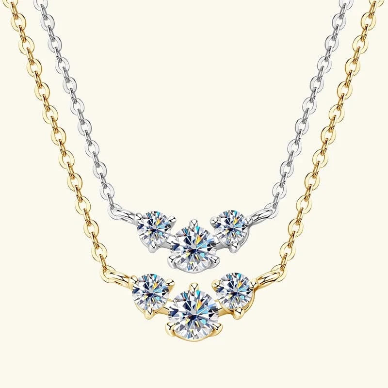 collier fin diamant