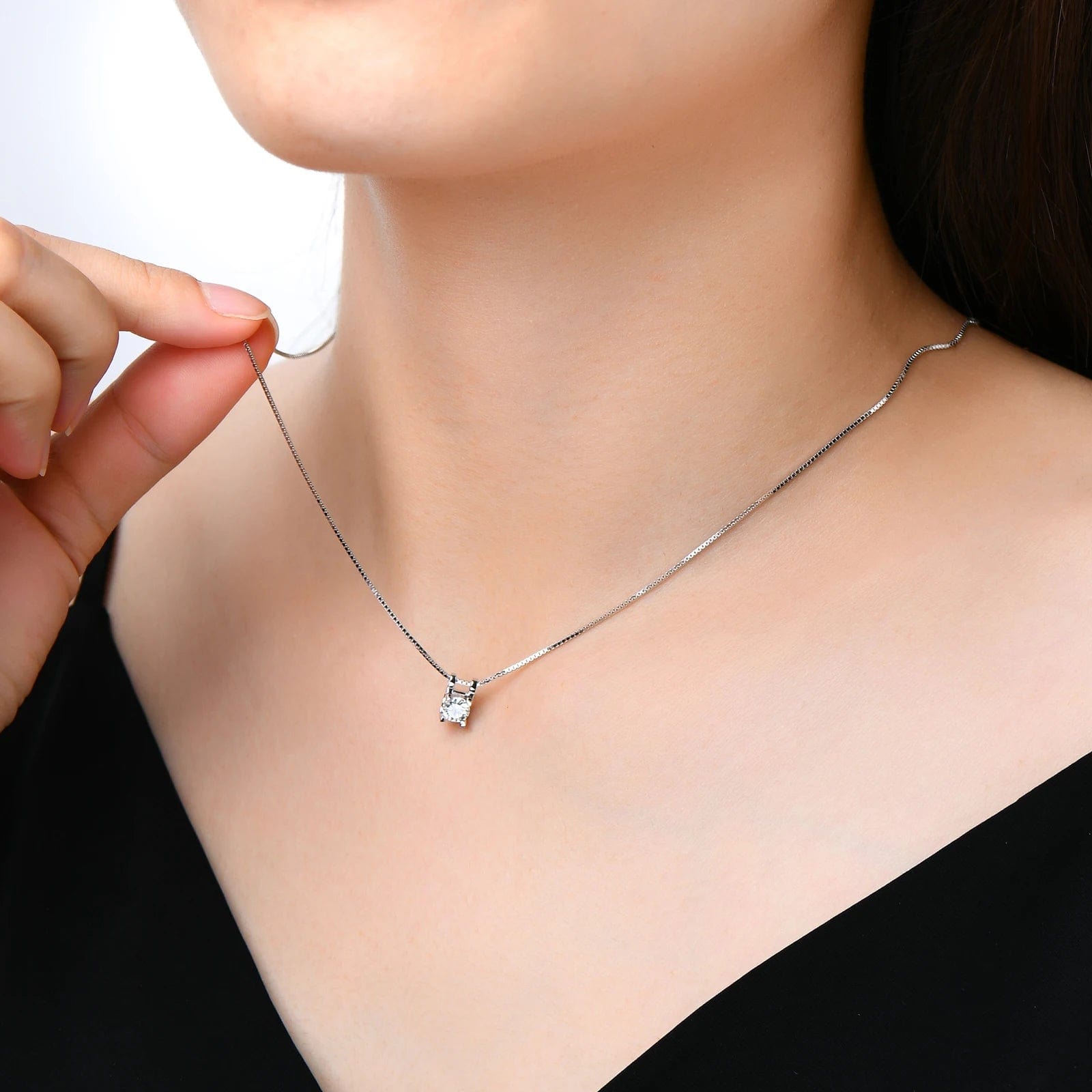 pendentif solitaire diamant