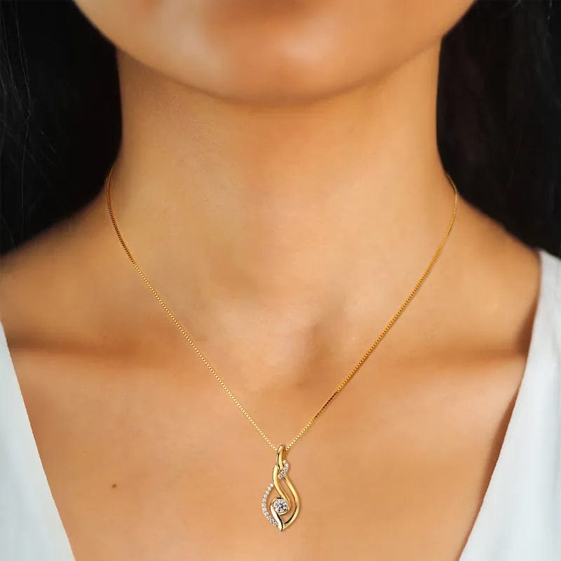 diamant en pendentif