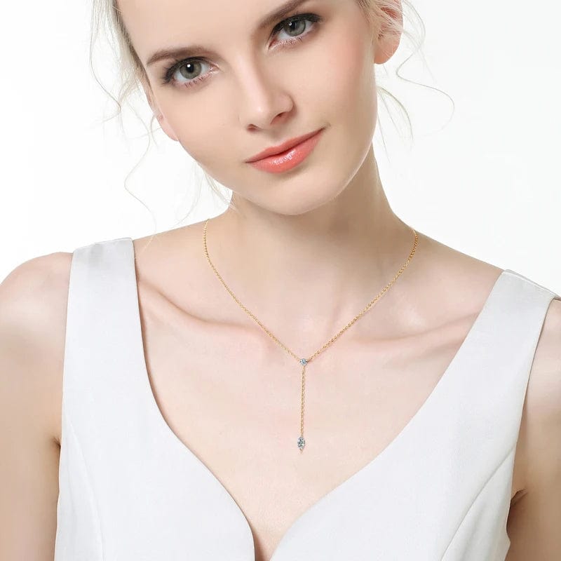 bijou collier invisible