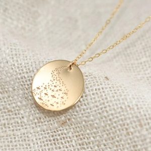 Pendentif Femme Or Moderne