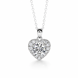 Collier Coeur Diamant