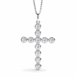 collier croix diamant