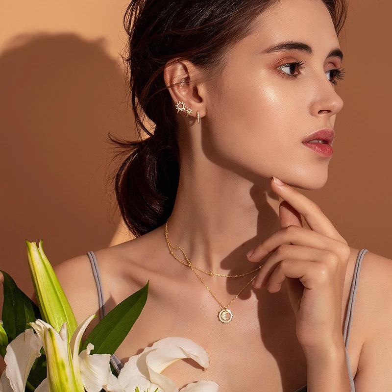 Collier Lune et Soleil