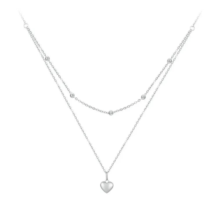 collier élégant argent