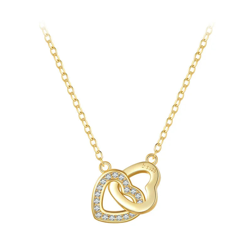 pendentif coeurs entrelacés