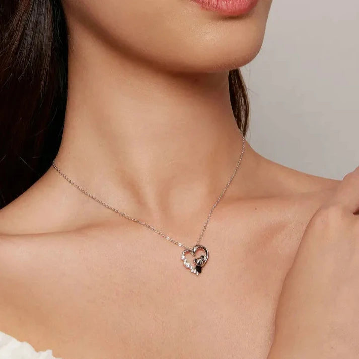 collier pendentif panda