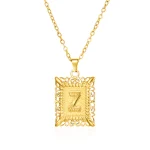 Pendentif dorée lettre "Z"