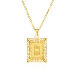 Pendentif dorée lettre "B"