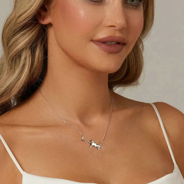 pendentif chat en argent