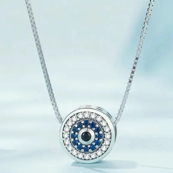 collier zircon mauvais oeil