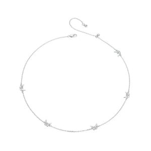 collier papillon élégance
