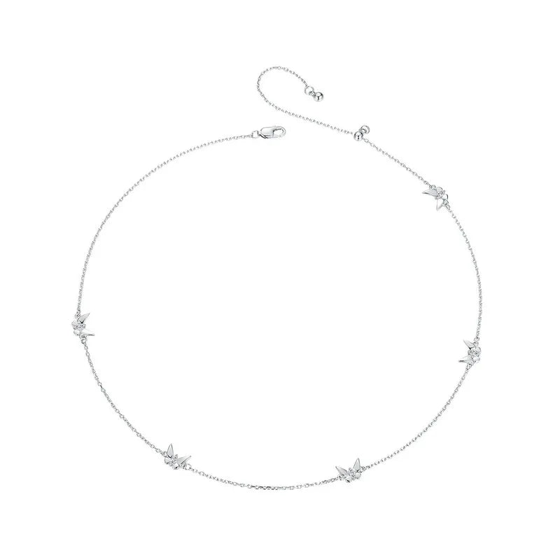 collier papillon élégance