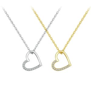 pendentif coeur argent