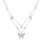 collier en argent femme