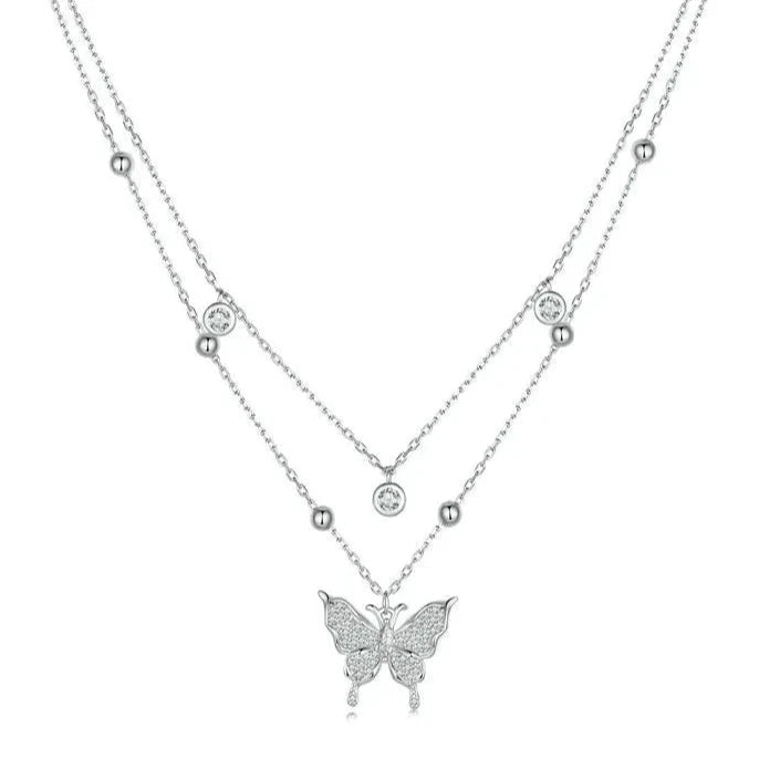 collier en argent femme