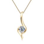 collier avec diamant