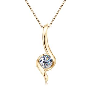 collier avec diamant